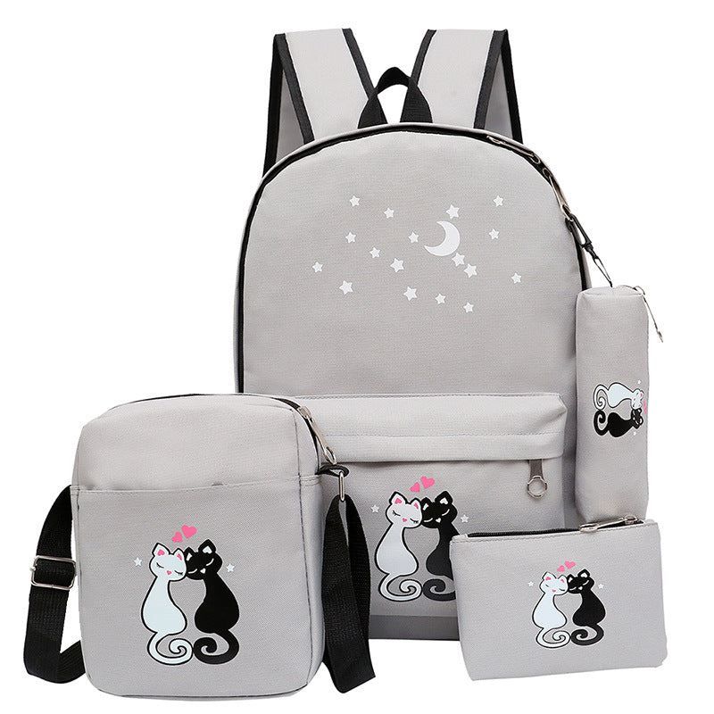 Sac en toile mignon de dessin animé pour enfants