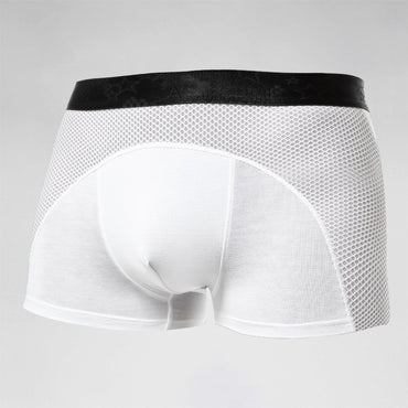 Men's Underwear Ice Silk Mesh Boxers Sports Boxer Shorts