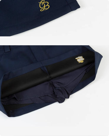 Professional American Navy Blue A-Line Skirt - Classic Design (High-Quality Fabric, Flattering Silhouette, Versatile Styling)