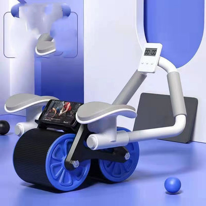 Abdominal Wheel Automatic Rebound AB Roller - Professional Abdominal Wheel Elbow Support for Men and Women - Premium Belly Slimming and Fitness Equipment