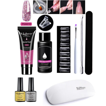 7-delad Nail Art Crystal Extender Set