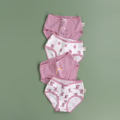 Girls' Underwear Children's Briefs Pure Cotton