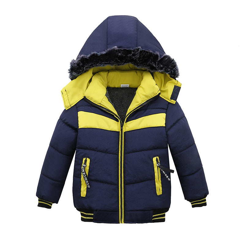 Small And Medium-Sized Boys Cotton-Padded Jackets