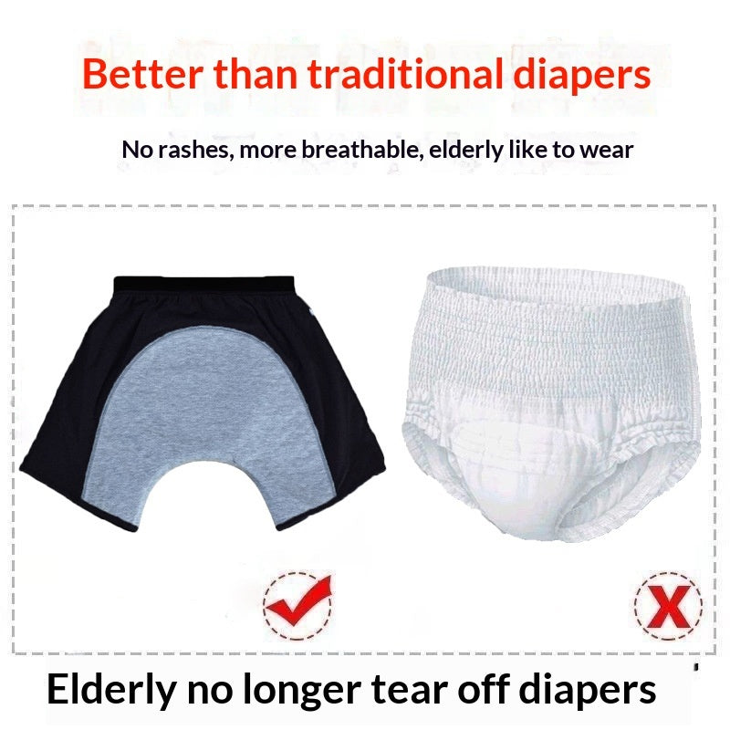 Incontinence Diapers For Middle-aged And Older Adultswaterproof And Washable Care Pants