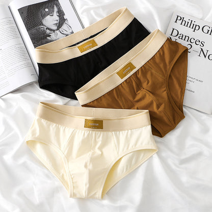 Men's Fashion Loose Breathable Cotton Briefs