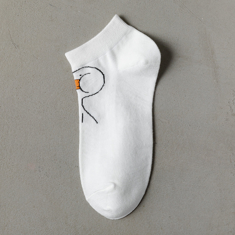 Chaussettes filles coton bateau chaussettes bouche peu profonde printemps été automne bateau chaussettes