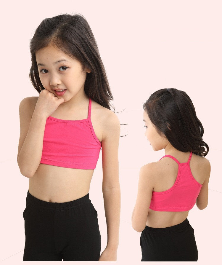 Haut tubulaire pour filles, camisole de poitrine enveloppée, sous-vêtements de développement pour filles