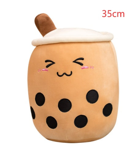 Pearl milk tea cup pillow