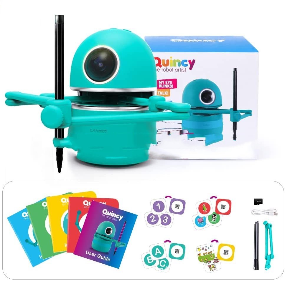 Landzo Kunxi – Robot de peinture pour enfants, stylo Simple, apprentissage automatique du dessin, éducation précoce intelligente