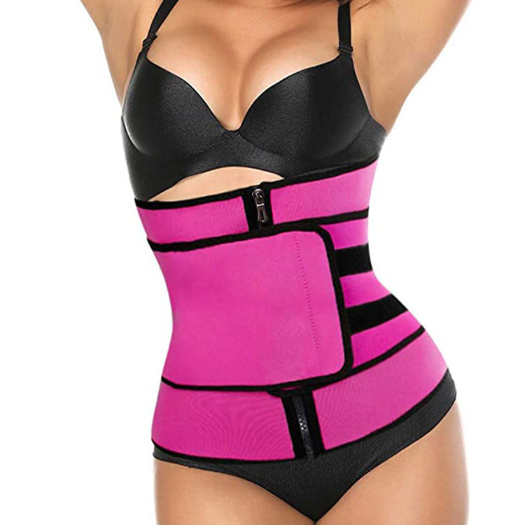 Tummy Sweat Shapewear Bodysuits Women Waist Trainer Slimming 2-3 Belts Workout Shaper Corset