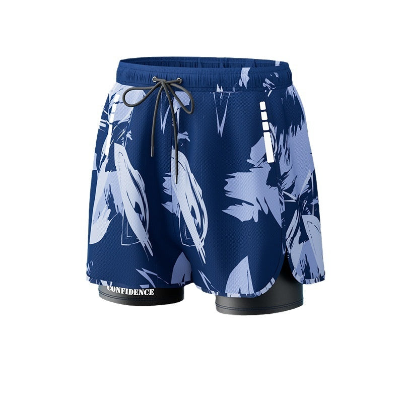 Plus Size Boxer Swimsuit Professional Hot Spring Swimming Trunks Men