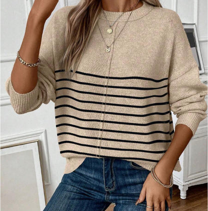 Simple Women's Knitted Sweater Pullover