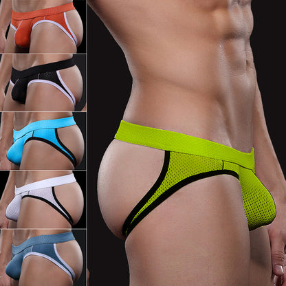 Mens Underwear Solid Cotton Underpants