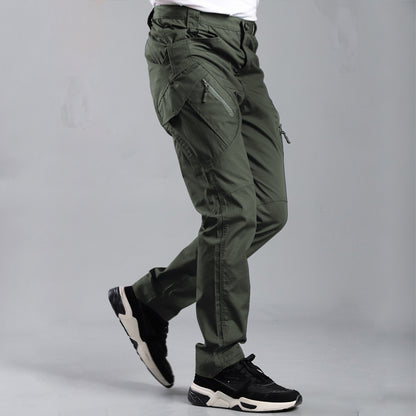 Loose Multi-pocket Pants Overalls Multi-pocket Outdoor Military Fans