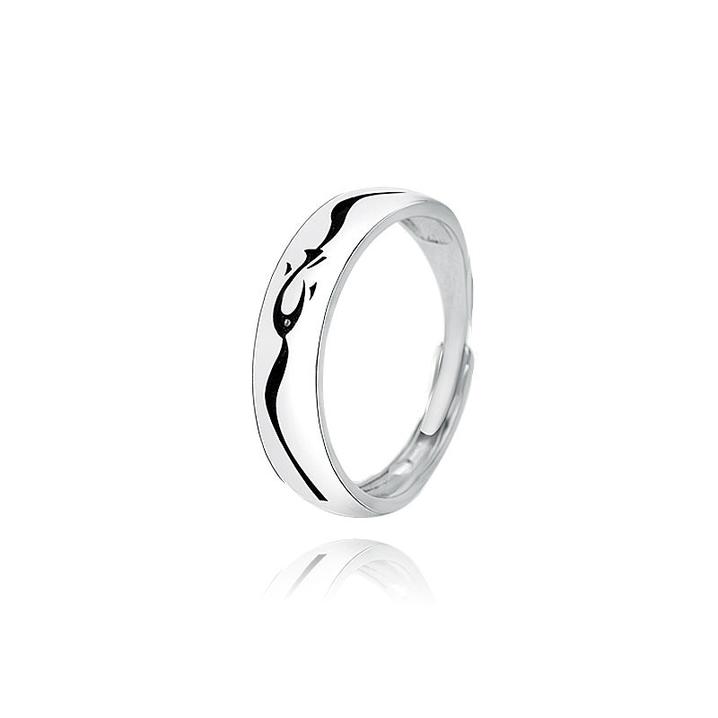 Couple Rings Can Be Adjusted For Men And Women