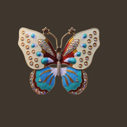 Broche papillon de haute qualité, personnalité gracieuse