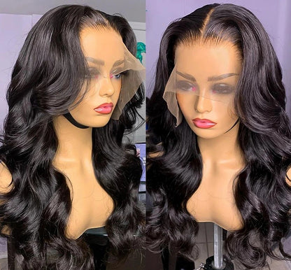 Kroppsvågig Lace Front Peruk För Svarta Kvinnor