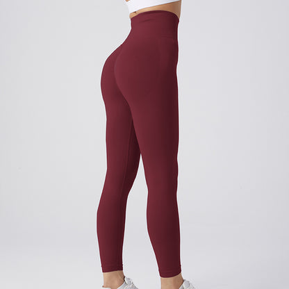 Seamless Leggings Yoga Byxor Magkontroll Träning Löpning Yoga Leggings för kvinnor