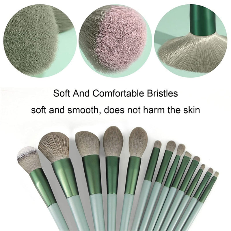 13Pcs Makeup Brush Set Make Up Concealer Brush Blush Powder Brush Eye Shadow Highlighter Foundation Brush Cosmetic Beauty Tools