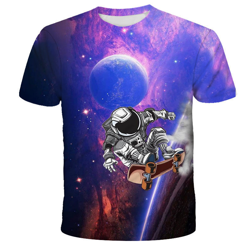 Astronaut T-shirt med digitaltryck