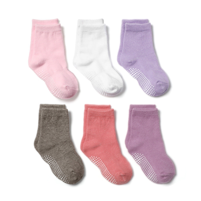 Chaussettes bateau de couleur unie pour garçons