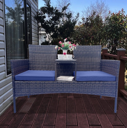 Wicker Patio Conversation Furniture Set - Perfect for Summer Homes