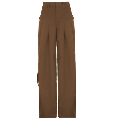 Retro Street Low Waist Hot Girl Loose Wide Leg Pants