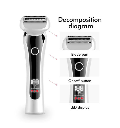 Professional Women's Electric Shaver - Portable Home Hair Removal Device