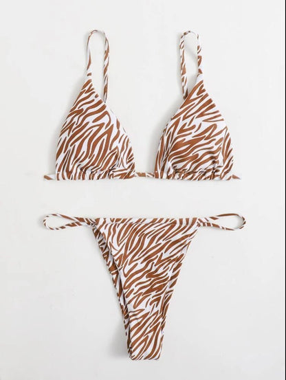 European And American Women's Three-piece Swimsuit