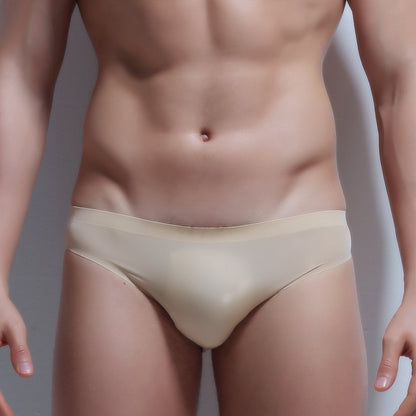 Men's One Piece Ice Silk Triangle Seamless Underwear Men