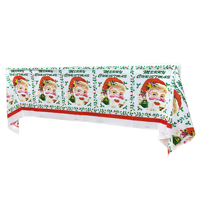 Christmas Party Cartoon Pattern Tablecloth