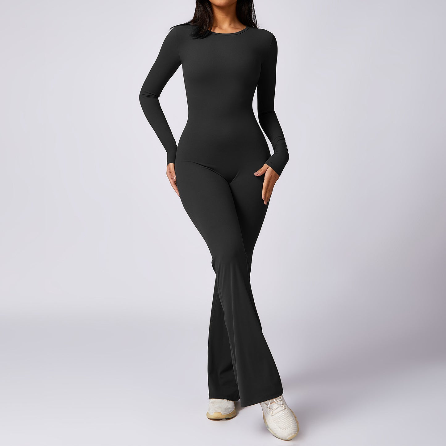 C it all Long Sleeve Yoga Jumpsuit - Quick-Dry Naked Feel