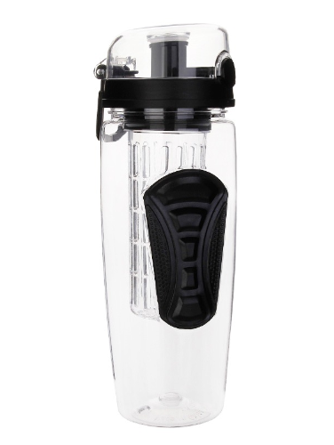 1000 ml vattenfruktflaska BPA-fri plastsportfruktinfusionsanordning Vattenflaskor med infusionsanordning Juice Shaker Drinkflaska vatten