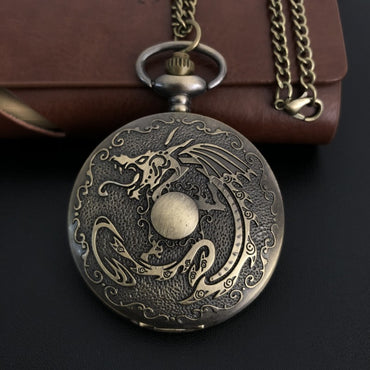 Dragon Bone Stone British Pocket Watch Casual Clothing Accessories