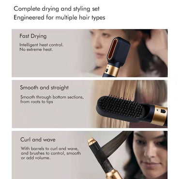 5-in-1 Hair Styler - Multi Hair Dryer & Curling Iron Set