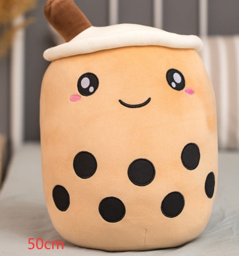 Pearl milk tea cup pillow