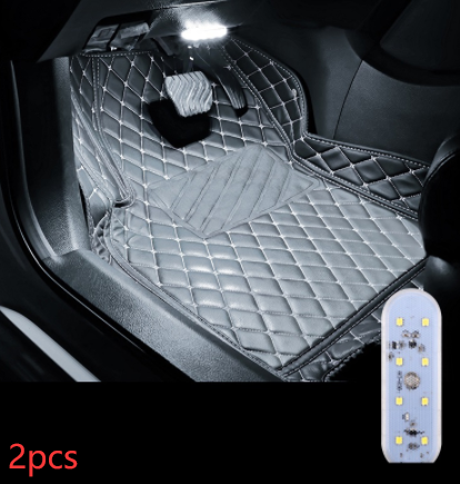 Lampe d'ambiance de chargement USB tactile dans la voiture