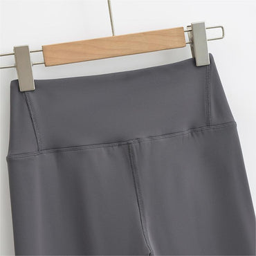 Pantalon de Yoga en tissu poncé épais pour femmes, pantalon à cloche