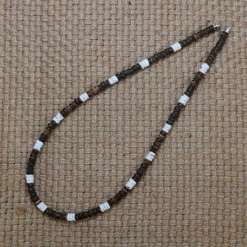 Men Tribe Ethnic Coconut Shell Necklace Men