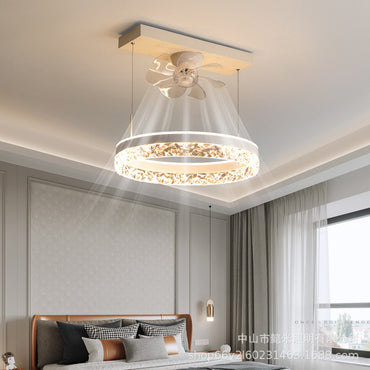 The New Ceiling Light Invisible Fan Scandinavian Light Luxury Ceiling Fan Light