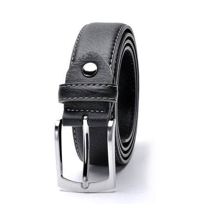 Men's Pin Buckle Leather Leisure Belt - Sophisticated Comfort