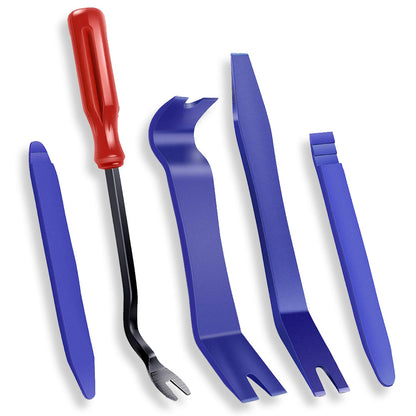 Kit d'outils de dépose de garniture de voiture, ensemble de fixation de panneau de porte, outils en plastique pour tableau de bord automobile