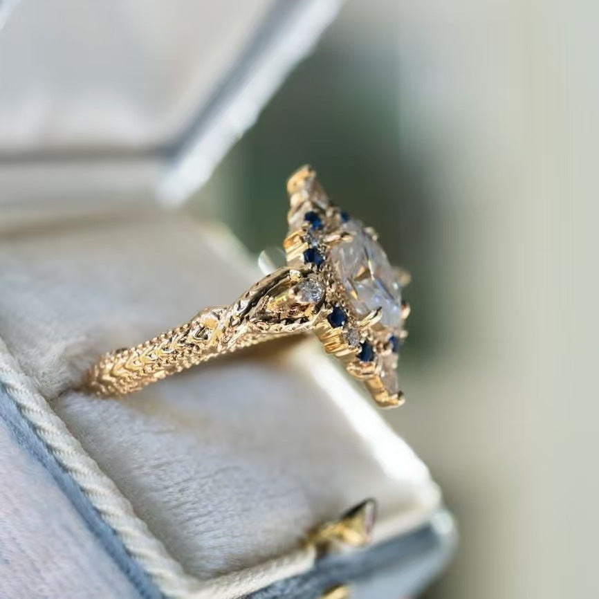 Minority Fashion Ring Förgylld Inläggning