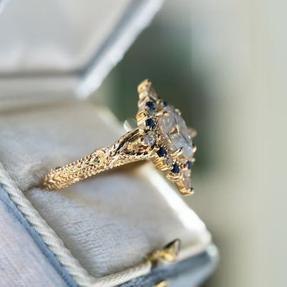 Minority Fashion Ring Förgylld Inläggning