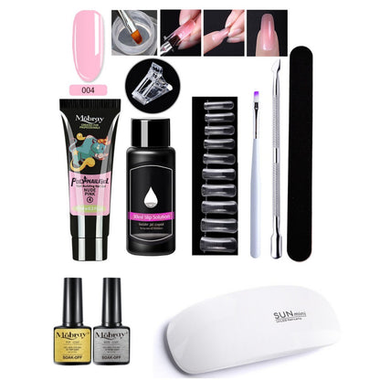 7-delad Nail Art Crystal Extender Set