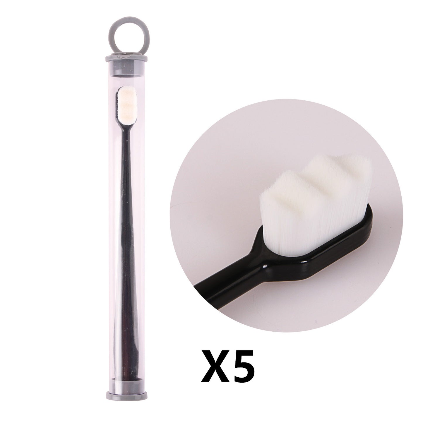 Ultra-fine Toothbrush Super Soft Bristle Deep Cleaning Brush Portable For Oral Care Tools Teeth Care Oral Cleaning Travel