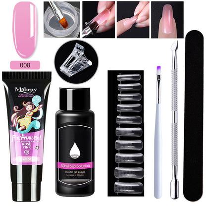 7-delad Nail Art Crystal Extender Set