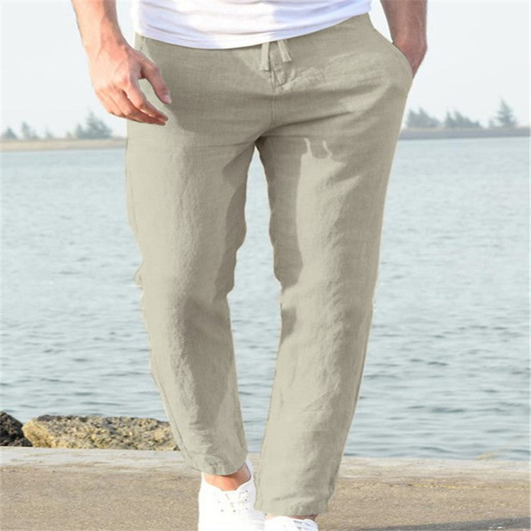 Men's Linen Summer Casual Fashion Pants