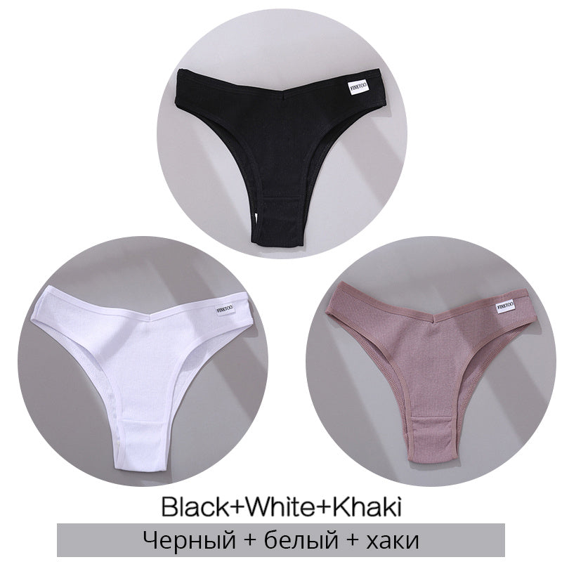 Women Cotton Underwear Women Thong Sexy Underwear