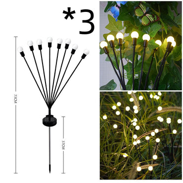 LED Pneumatic Firefly Ground Plug-in Lamp